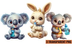 Baby Animal Sublimation Clipart Product Image 1
