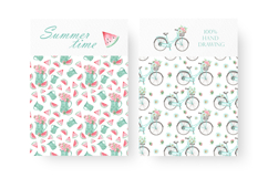 Summer time watercolor set. Country Product Image 8