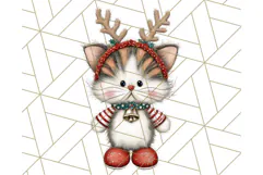 Christmas Animal Clipart, Festive Animals in Holiday Outfits Product Image 4