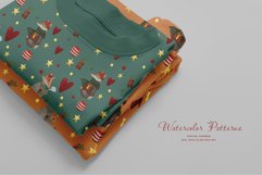 Christmas Patterns Santa Winter Print Digital Paper JPEG Product Image 8