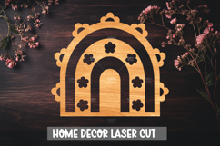 9 Rainbow Laser Cut File for Home Decor Product Image 9