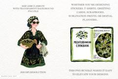 Mediterranean Culinary Summer Clipart Product Image 2