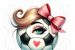 Soccer Mom for Shirt, Coquette Game Day Style, Soccer Design Product Image 3