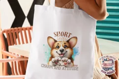 Dogs Sublimation design Funny Quote Corgi Doggy PNG Product Image 3