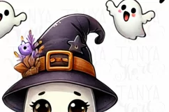 Boo Boo Crew, Retro Halloween Designs PNG for Crafting Product Image 4