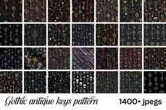 Gothic Digital Papers &amp; Cliparts Mega Bundle |Mystic vintage Product Image 9