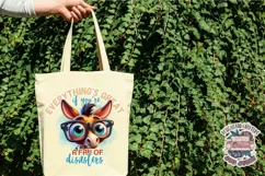 Funny Sarcasm Sublimation design PNG Quote Animal Product Image 3