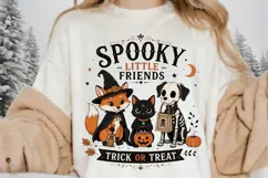 Spooky Little Friends Trick Or Treat PNG Sublimation Design Product Image 4