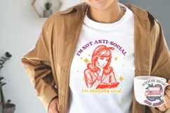 Sassy Girl Sublimation Design Sarcastic Quote PNG Retro Product Image 3