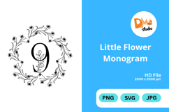 Little Flower Monogram Product Image 1