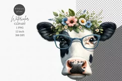 Farm animals clipart, Cow clipart, Cute animals Product Image 1