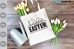 Easter TShirt SVG Design / Happy Easter SVG Cut Files Product Image 2