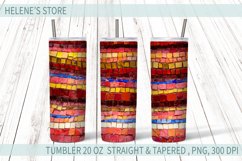 Tumbler Sublimation Bundle | 20oz Skinny Tumbler Wrap Design Product Image 7