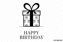Christmas Happy Birthday Svg | Christmas Svg | Svg Cut Files Product Image 1