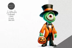 Halloween clipart, Monster clipart, Autumn clipart Product Image 1