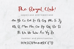 The Royal Club Script Font Product Image 8