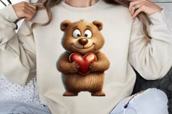 Funny Valentine Clipart PNG Product Image 1