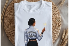 Celebration motivational woman png design for T-shirts Product Image 5