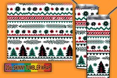 Seasonal Cheer Watercolor Tumbler Art 20oz Product Image 1