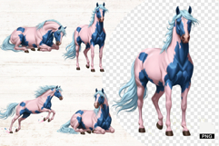 Spring Horses PNG - Spring Horse Clipart Product Image 1