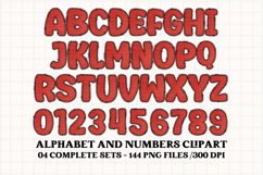 Fall Autumn Alphabet png clipart, fall autumn letters doodle Product Image 2