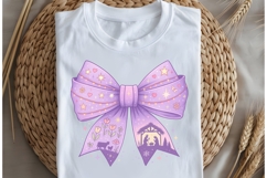 Purple Christmas bow png design for T-shirts Product Image 5