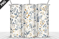 Flowers Tumbler Wrap | Sublimation Design | Tumble PNG Product Image 5