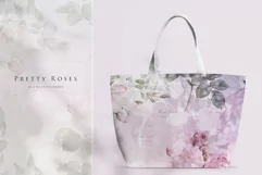 Pretty Watercolor Roses '' 72 Jpg / Png Overlays '' Product Image 8