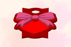 Heart, Bow, 40 OZ Tumbler, Topper for 3D Printing Product Image 8