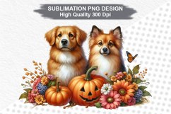 Halloween Dog - Halloween clipart Sublimation PNG Design Product Image 1