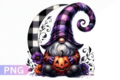 Halloween Gnome Sublimation, Clipart PNG Design Product Image 1