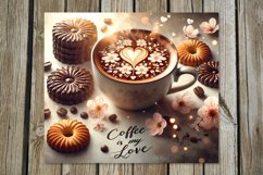 Coffee is my love | 8 Sublimation Tumbler Designs, PNG Product Image 8