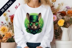St. Patrick&#039;s Day Bunny Sublimation -Bunny Sublimation Product Image 1