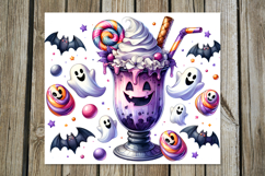 Funny Halloween character | Skinny tumbler sublimation P2 Product Image 4