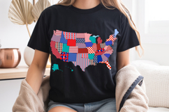 All About Freedom PNG, 1776 USA Map Patriotic Sublimation Product Image 8