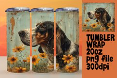 Woodland Woof Sublimation Tumbler Patterns Product Image 1