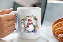 Christmas snowman clipart, snowman sublimation Product Image 2
