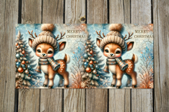 Christmas deer | 4 vintage Sublimation Mug design PLUS2 Product Image 4