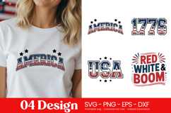 America USA 1776 Quotes SVG PNG Product Image 1