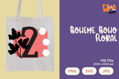 Boheme Boho Floral Monogram Product Image 1