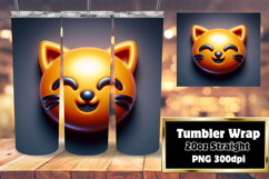 Unique Gift: 20oz Tumbler Design , 3D Emoji Product Image 1