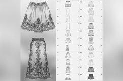 100 Procreate Skirts Stamp Brushes Product Image 9