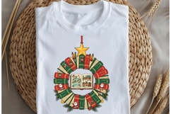 Bookish Christmas png design for T-shirts Product Image 5