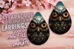 Playful Teardrop Owl Artwork Product Image 1