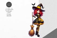 Halloween clipart, Witch clipart, Autumn clipart Product Image 1