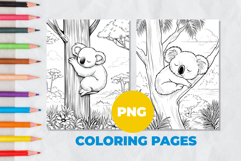 Koala Coloring Pages | Coloring book Product Image 1
