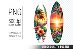 Summer Clipart PNG Bundle, Beach Clipart Design Product Image 8