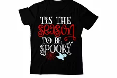Tis The Season To be Spooky SVG Cut File,Halloween SVGDesign Product Image 1