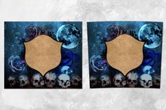 Halloween Flowers | Straight &amp; Tapered tumbler design bundle Product Image 8