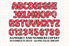 Shabby Chic letters doodle, shabby chic png alphabet clipart Product Image 2